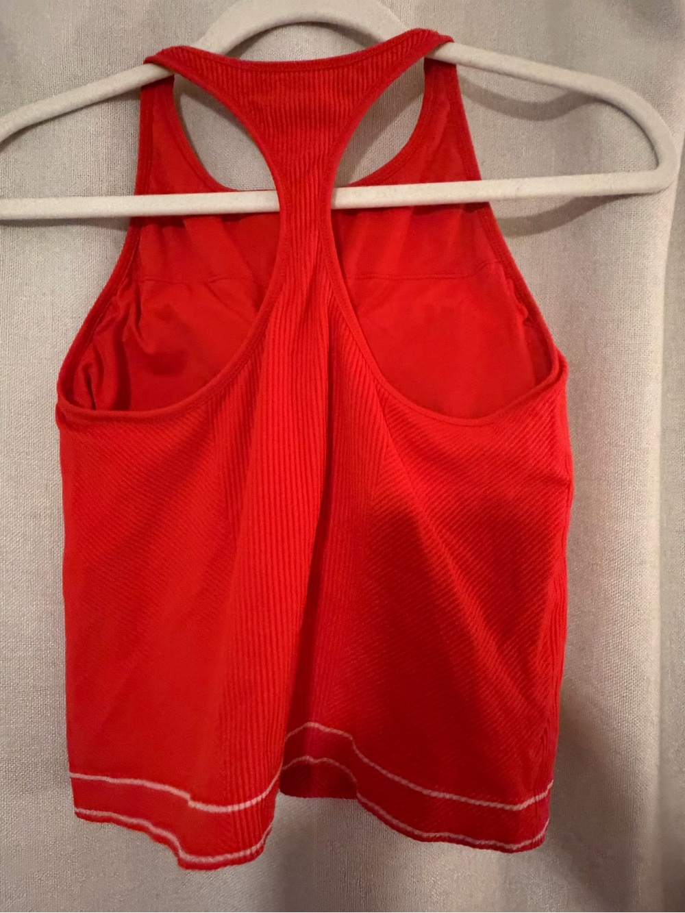 CALIA by Carrie Underwood Red Racerback Crop Tank - Picture 2 of 3
